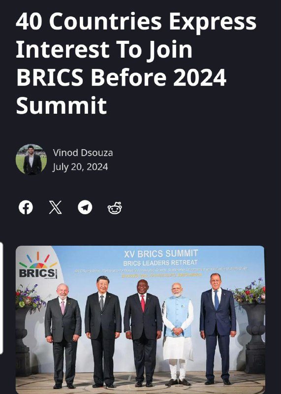 40 ország fejezi ki szándékát, hogy csatlakozzon a BRICS-hez a szervezet csúcsta...