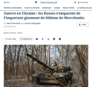 Az orosz hadsereg elfoglálta Ukrajna legfontosabb lítiumlelőhelyét — komoly csap...