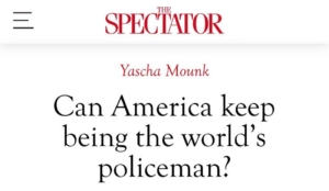Amerika elveszíti a világ rendőre státuszát, és "sertődött hegemónná" válik - Th...