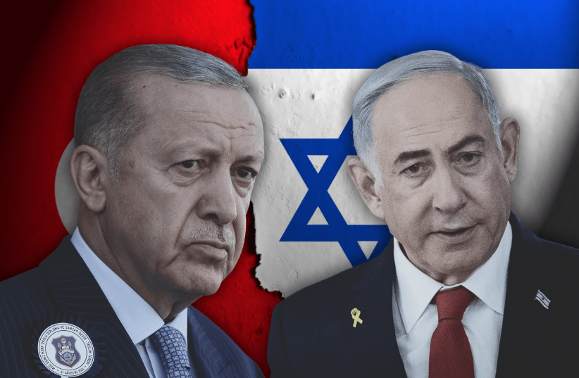 A két vezető, Tayyip Erdoğan and Benjamin Netanyahu