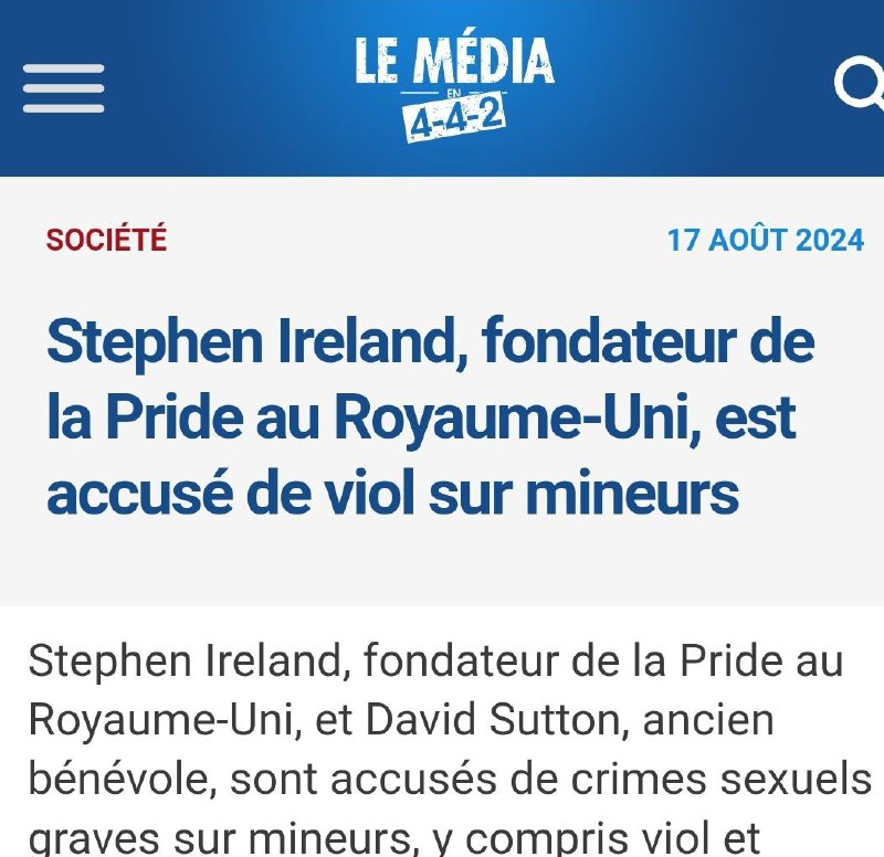 Stephen Irelandet, a Pride mozgalom brit alapítóját kiskorúak elleni szexuális b...