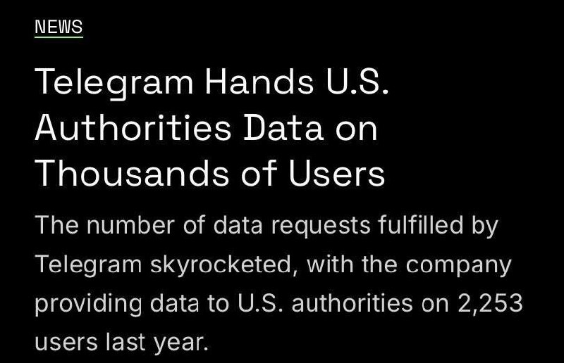 A Telegram több ezer felhasználóról közölt adatokat az Egyesült Államoknak Pave...