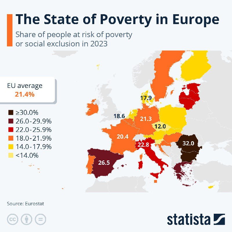 Európa legsikeresebb országai2023-ban az EU-ban 94,6 millió embert (vagyis a lak...