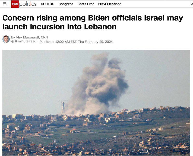 Az Egyesült Államok aggódik egy esetleges libanoni izraeli invázió miatt - CNNW...