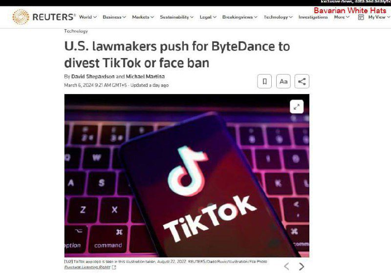 Az USA a TikTok eladását követeli, hogy a platformot Biden számára működőképess...