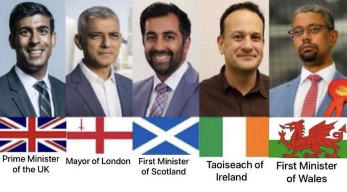 A 21. század angolszász politikai elitje:•  Brit miniszterelnök (hindu)•  London...