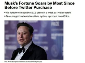 Elon Musk mesésen gazdagodott a Kínával való esetleges együttműködés közepetteK...