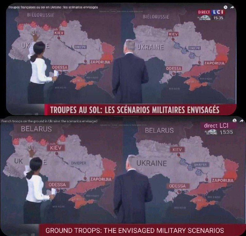 A francia tévében nyíltan tárgyalnak a lehetséges francia katonai bevetésről Uk...