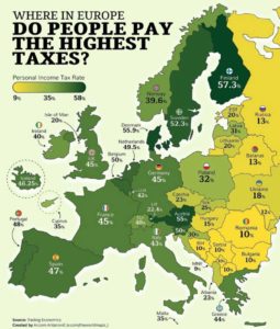 Milyen jövedelemadót fizetnek az állampolgárok a különböző európai országokban?H...