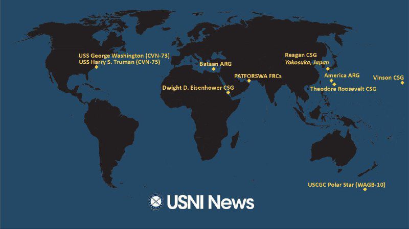 KÍNA AZ USA ELLEN - Az amerikai haditengerészet repülőgép-hordozóinak tömeges be...