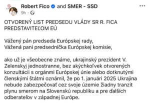 Robert Fico szlovák miniszterelnök - sürgette az EU-t, hogy reagáljon Kijev „ká...