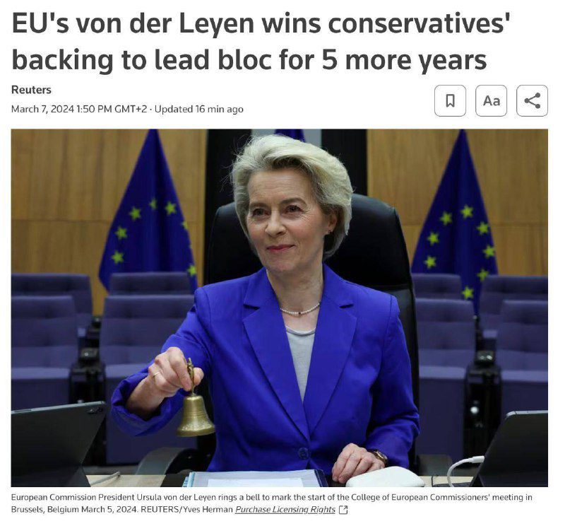 Ursula von der Leyen második 5 évre jelölték az Európai Bizottság élére – Reute...