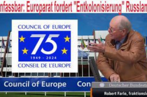 Hihetetlen: az Európa Tanács Oroszország "dekolonizációjára" szólít fel A Bundes...