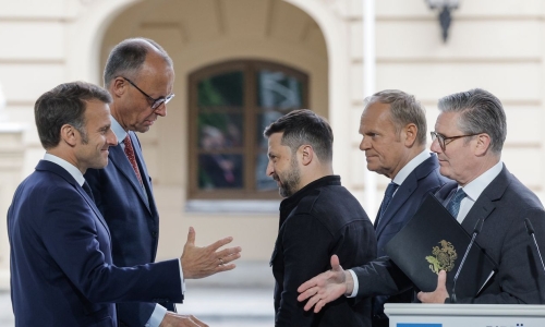 Macron lelkitársra talált Zelenszkij személyében