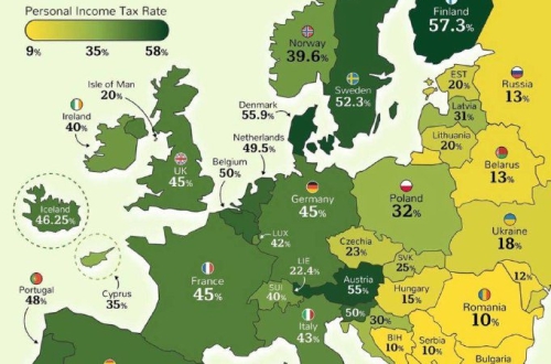 Milyen jövedelemadót fizetnek az állampolgárok a különböző európai országokban?H...