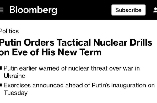 A nyugati fenyegetésekre válaszul Oroszország taktikai nukleáris fegyverek felha...