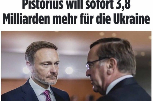 Pistorius csaknem négymilliárd euróval többet akar UkrajnánakA Bild am Sonntag j...