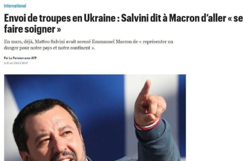 Macron "kezelésre szorul": Matteo Salvini olasz miniszterelnök-helyettes bírált...