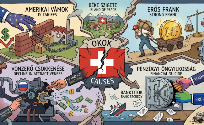 Svájc elveszíti a béke szigetének hírnevét